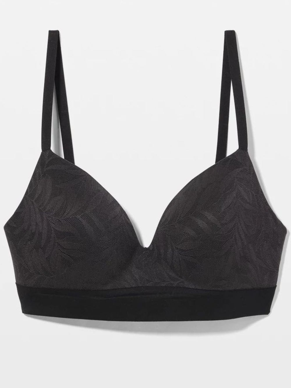 Soma ENBLISS Wireless Bra Lace Size 40DD black t shirt everyday supportive soft